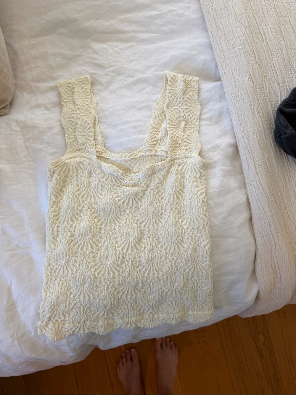 Intimately by Free People Love Letter Cami in cream.